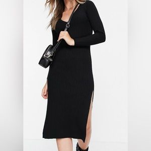 *Never Worn* ASOS Design Knitted Dress with V Neck